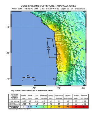 Illustration for article titled Geoscience of the Megaquake and Tsunami in Chile